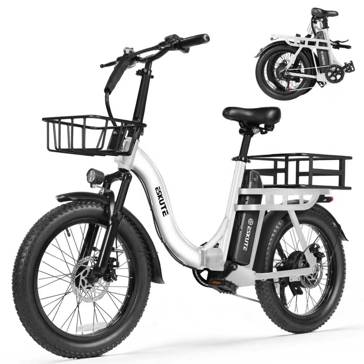 Eskute® D200 Folding Electric Bike for Adults - Image 17