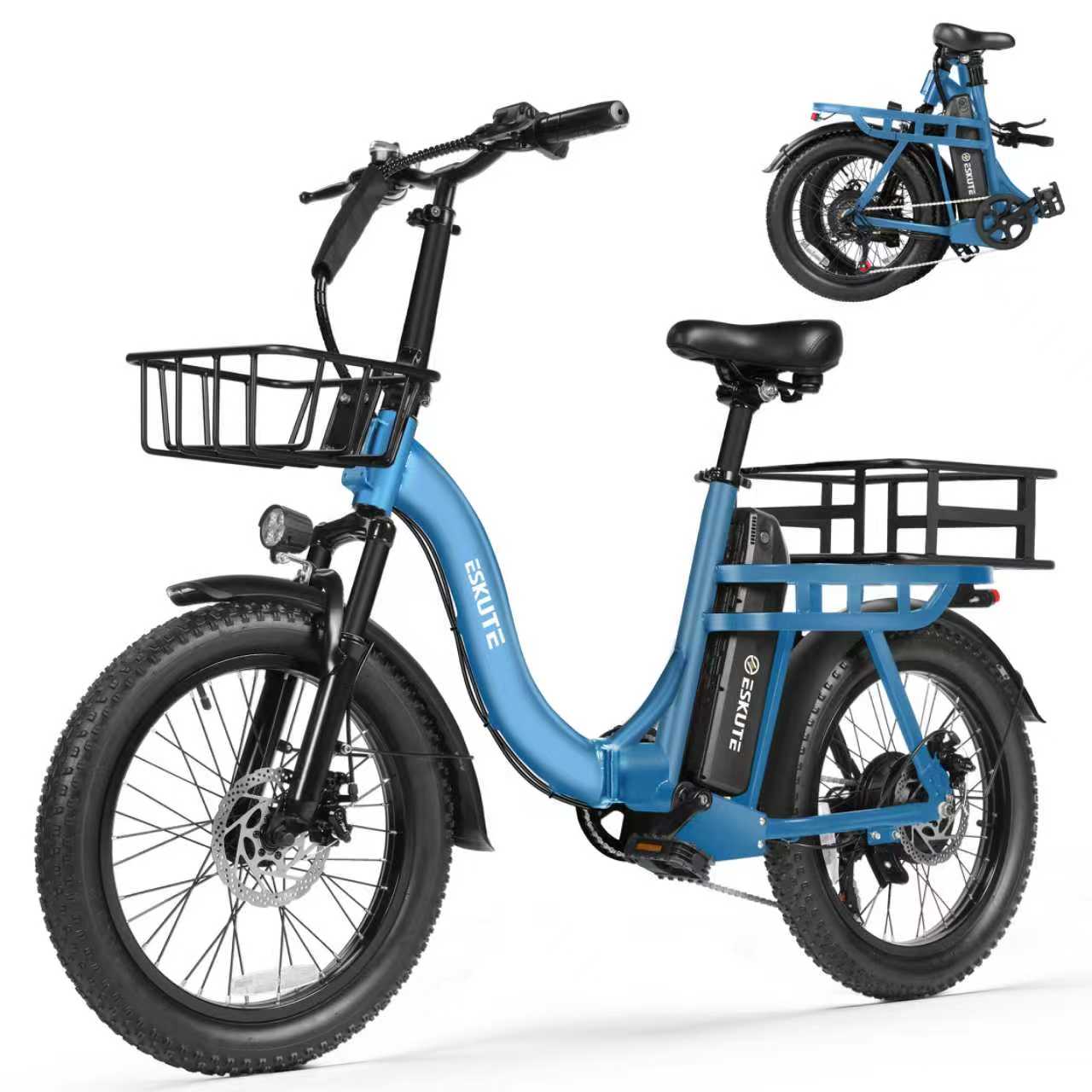 Eskute® D200 Folding Electric Bike for Adults - Image 18
