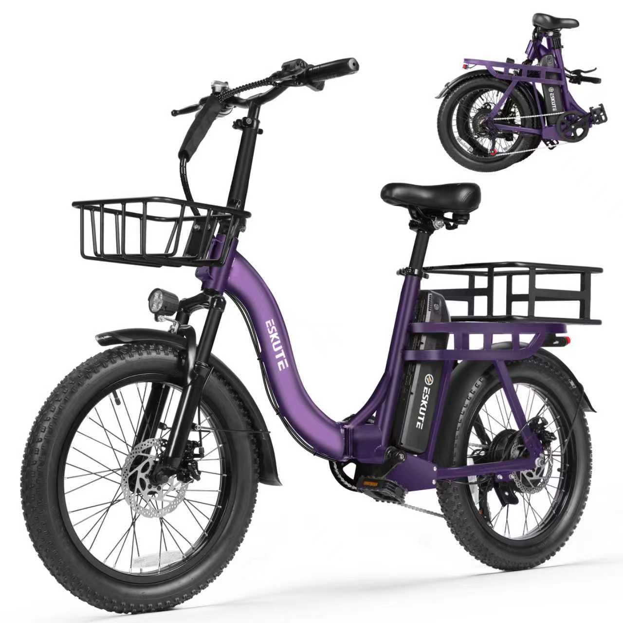 Eskute® D200 Folding Electric Bike for Adults - Image 19