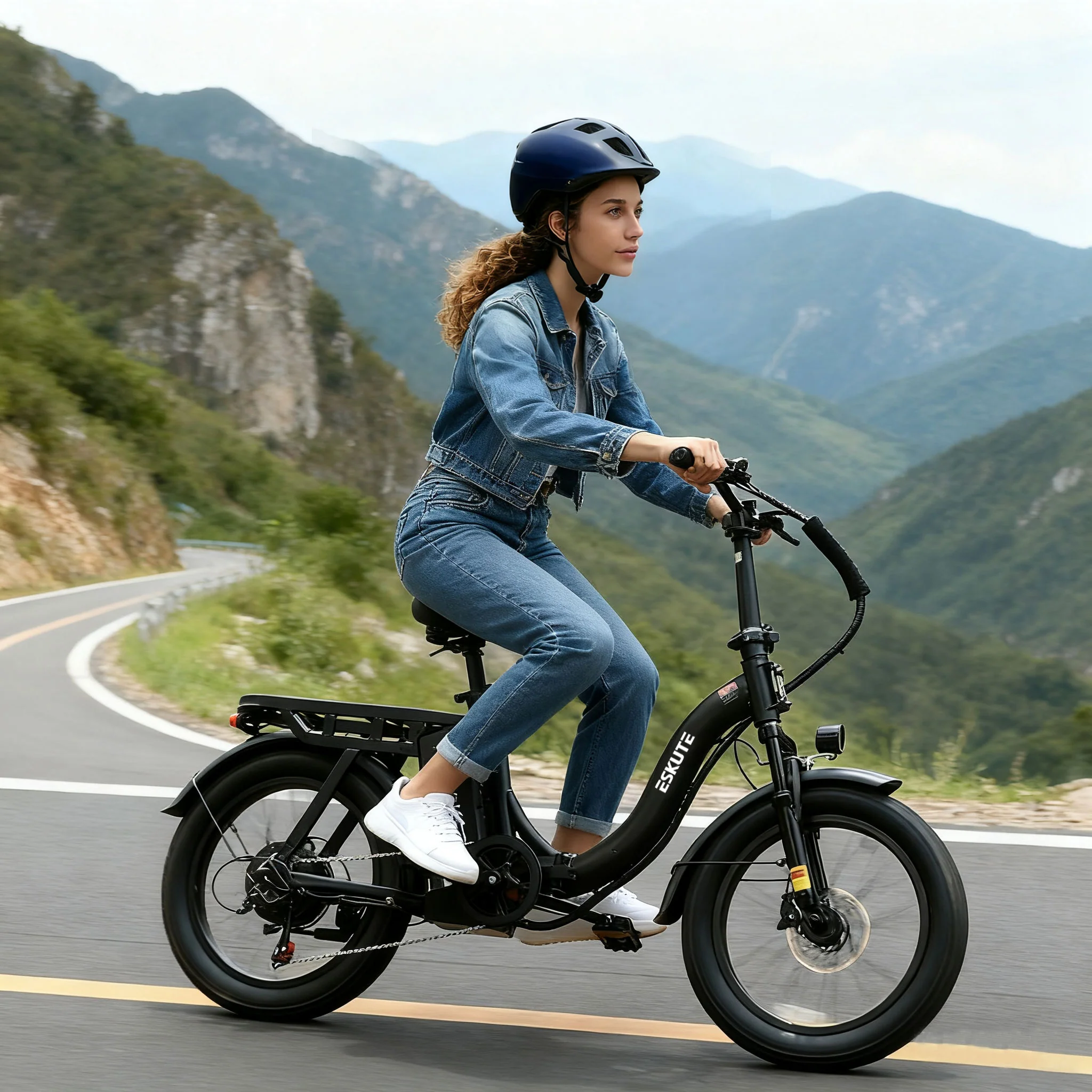 Eskute® D200 Folding Electric Bike for Adults - Image 3