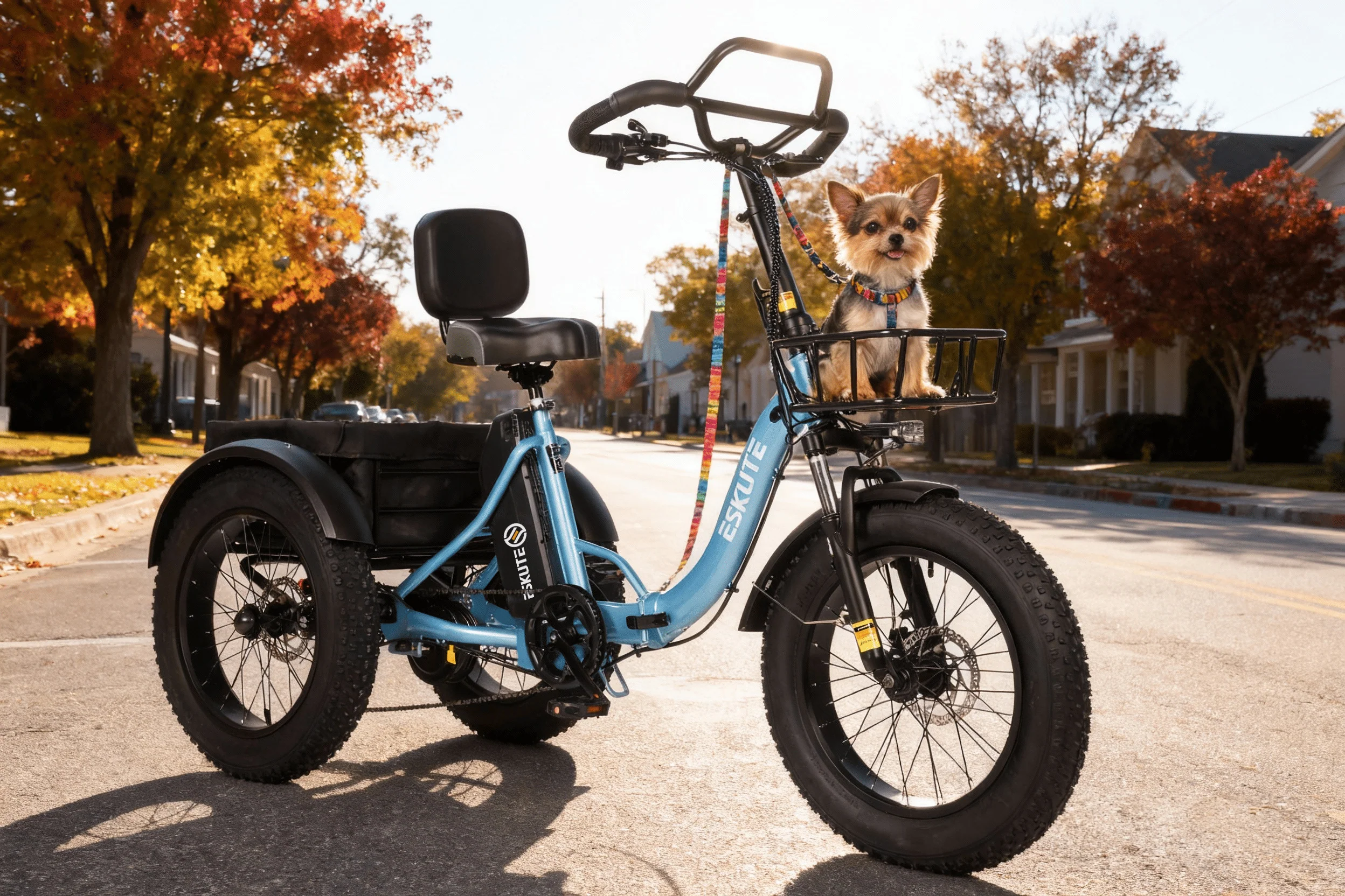 Eskute® T300Pro Folding Electric Trike - Image 4