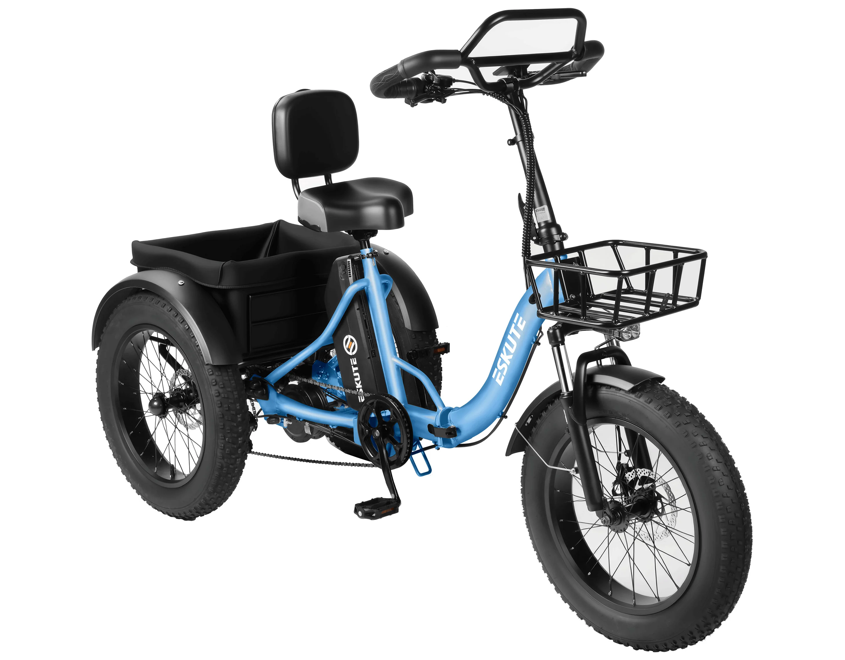 Eskute® T300Pro Folding Electric Trike - Image 8