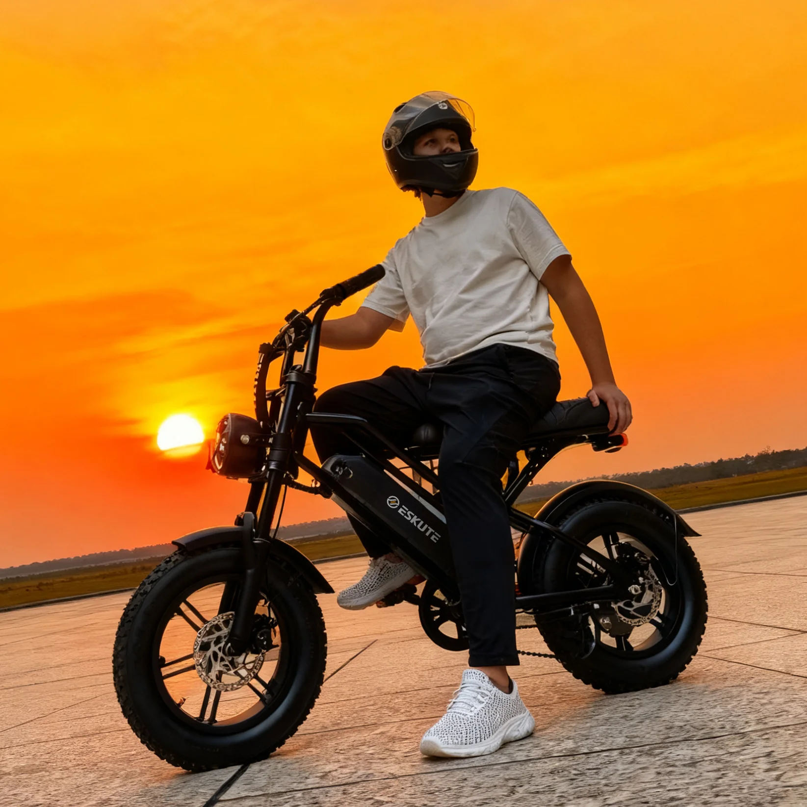 Eskute® V100 16*4.0" Electric Bike for Kids&Teens - Image 9