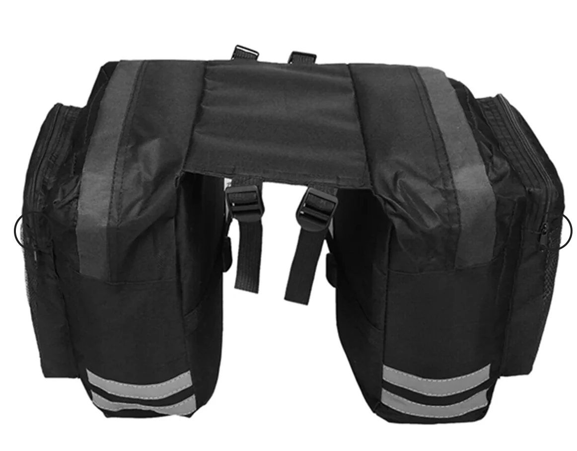 Lonqi Bike Rear Rack Double Pannier Bag - Image 6