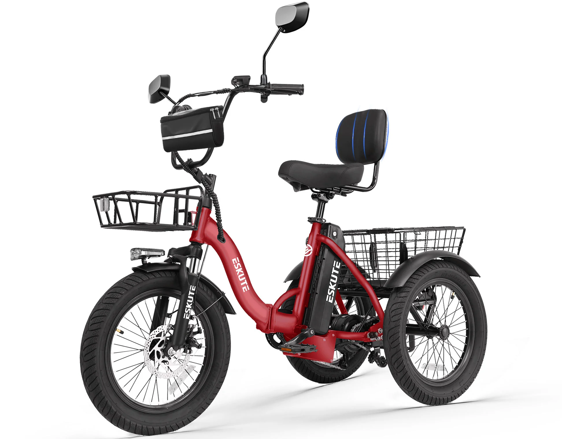 Eskute® T300 Folding Electric Trike - Image 25