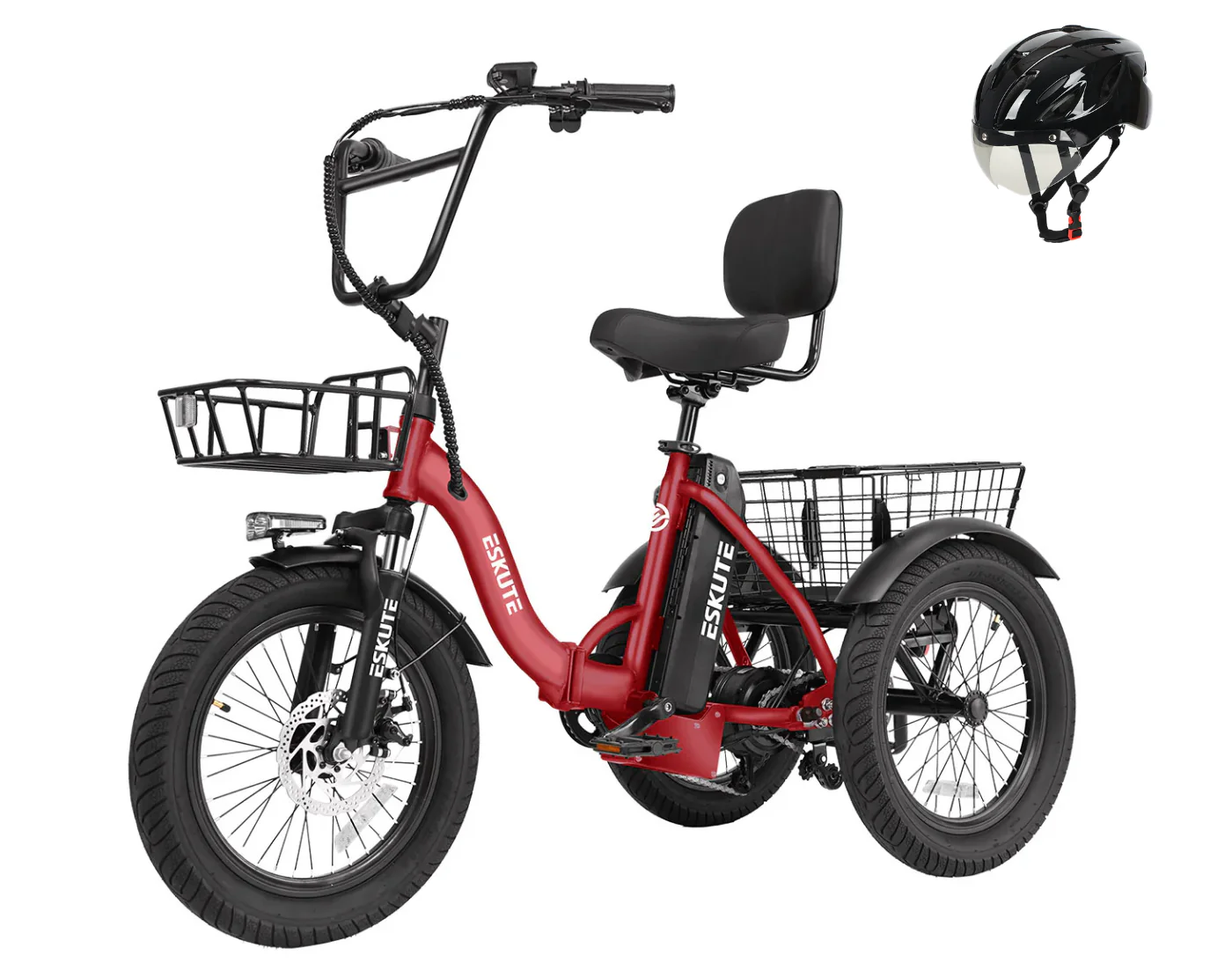 Eskute® T300 Folding Electric Trike - Image 34