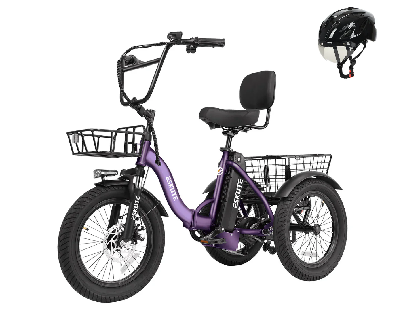 Eskute® T300 Folding Electric Trike - Image 38