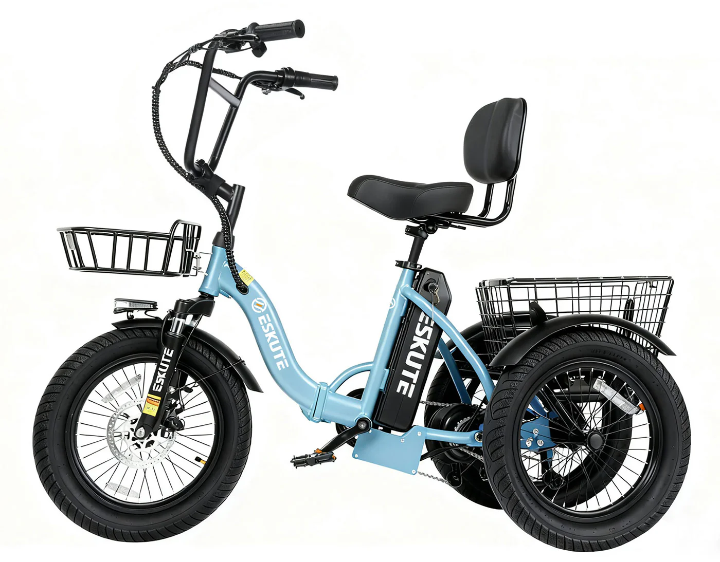 Eskute® T300 Folding Electric Trike - Image 6